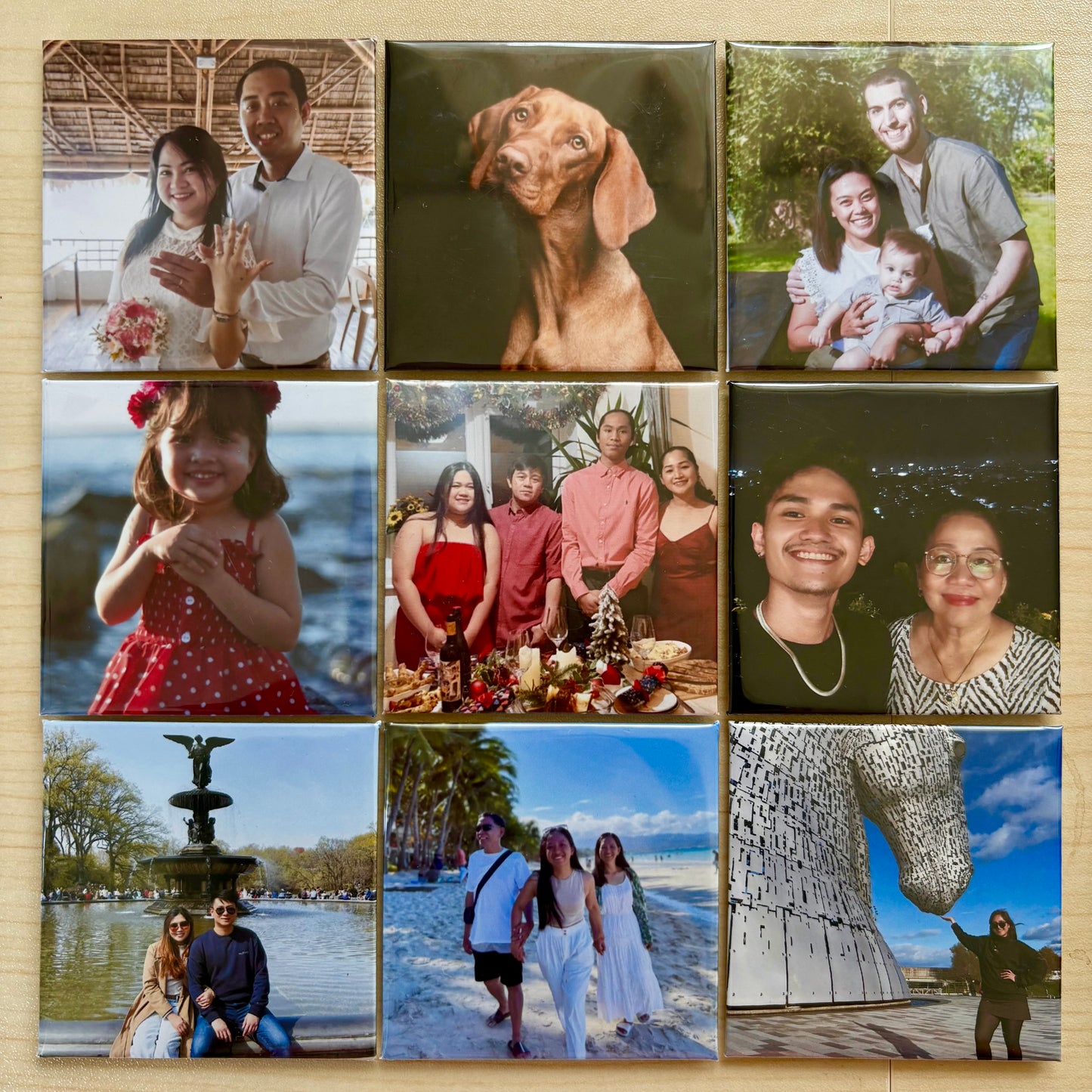 9 Custom Photo Magnets
